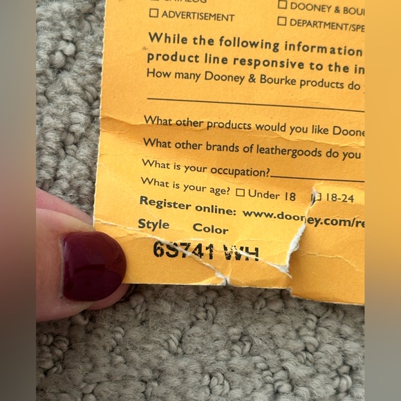 Dooney & Bourke Vanessa Paint Splatter Satchel Crossbody zipper tote like new - Picture 11 of 15